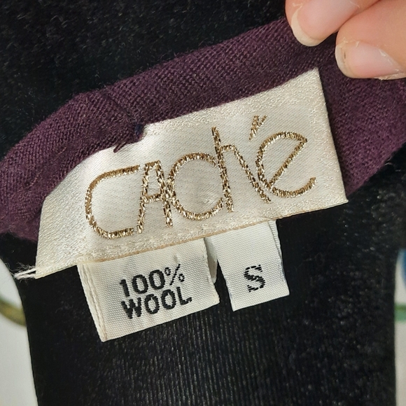 ~{Caché}~ Vintage 80's wool drop sleeve cardigan. - Picture 7 of 7